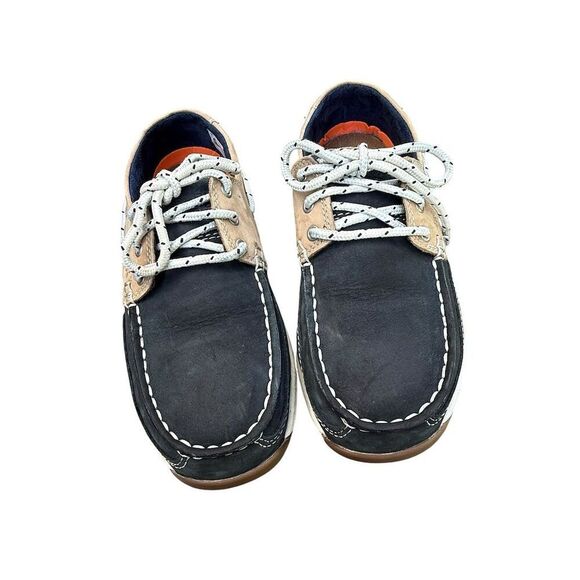 Rockport Works Women's Steel Toe Boat Shoes Blue Size 8 Wide Slip Resistant - Picture 7 of 13